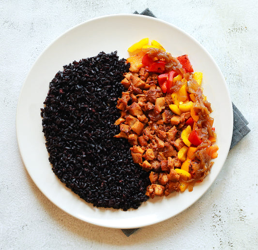 Black Protein Rice | Smokey Chicken