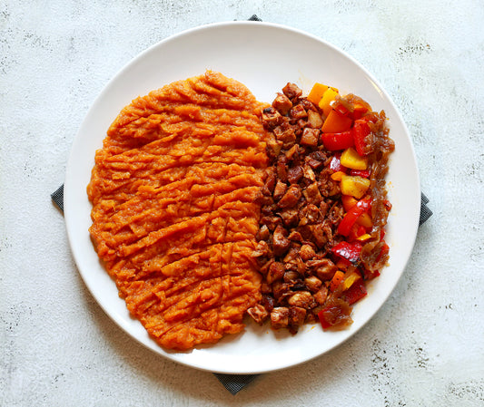 Sweet Potato Mash | Smokey Chicken